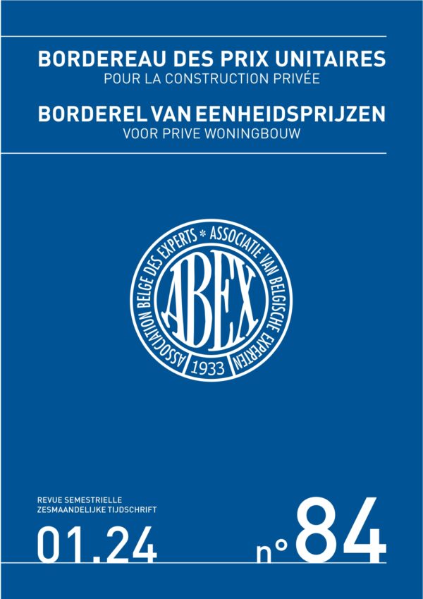 Bordereau des prix unitaires 01-2024